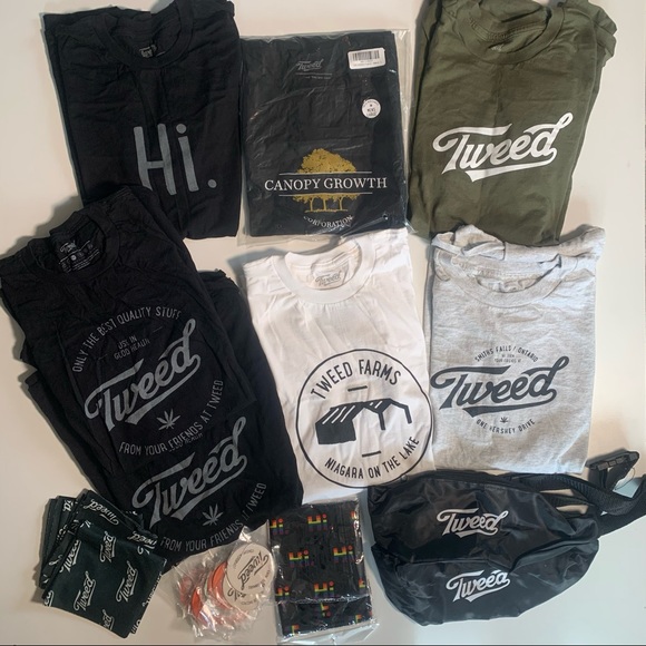 Tweed Other - Unisex Tweed/Canopy Growth Bundle T’s Various Size